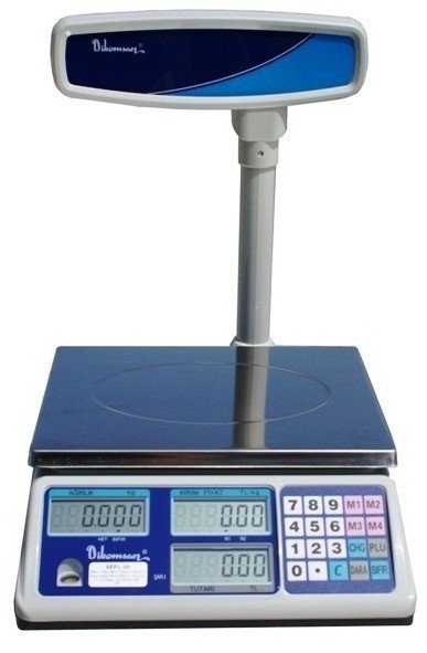 SEP-L 6 Kg. 1/2 Gr. Fiyat Hesaplamalı Terazi